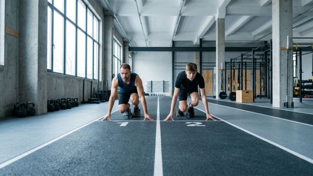 A man making healthy lifestyle choices, symbolizing the epigenetic impact on future generations.
