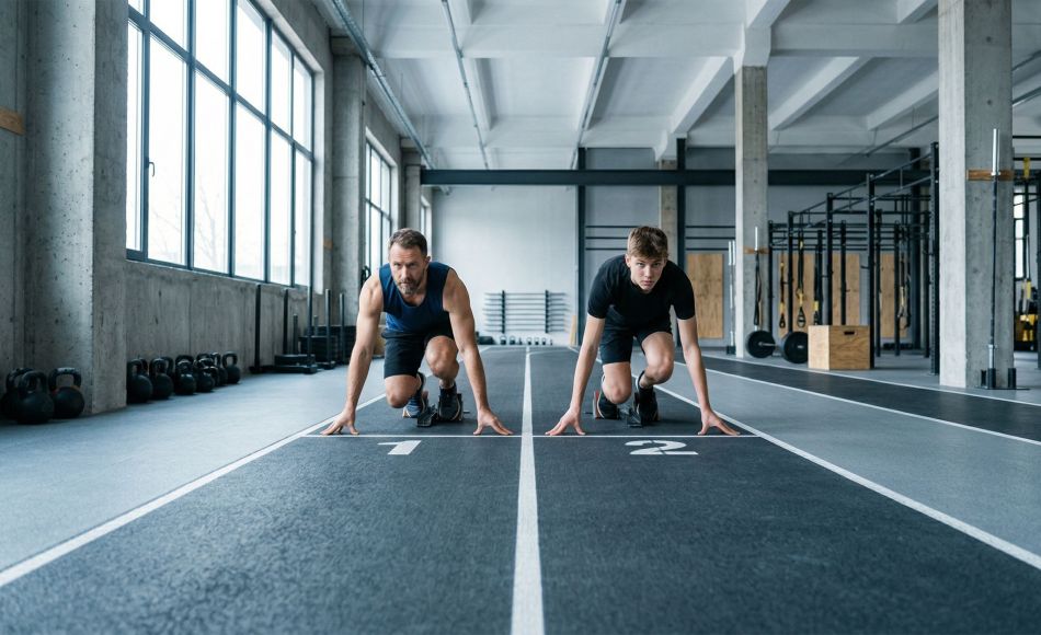 A man making healthy lifestyle choices, symbolizing the epigenetic impact on future generations.