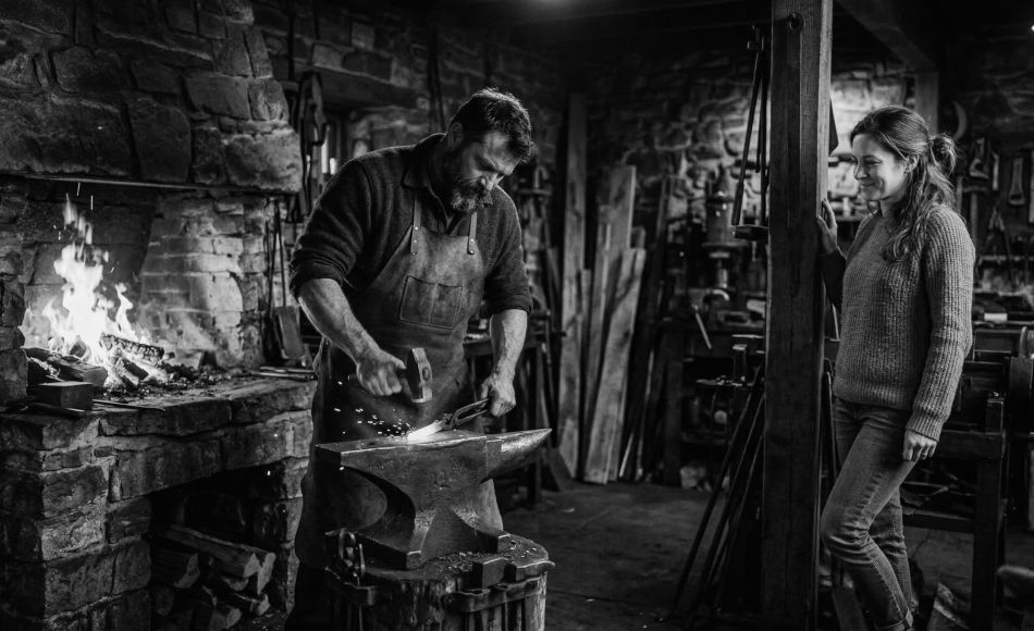 A strong, confident man representing leadership and devotion in a long-term relationship.