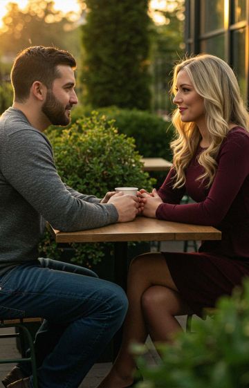 Couple talking openly to strengthen their relationship.