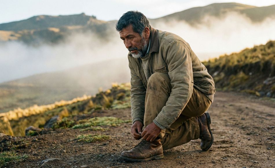 Hombre practicando autocuidado disciplinado mediante rutina diaria y preparación física