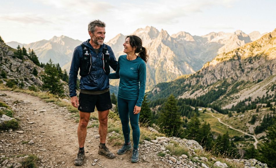 Un homme dans la quarantaine s’entraînant dehors — symbole de santé hormonale, de force et de vitalité masculine