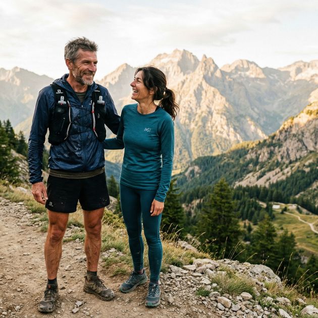 Un homme dans la quarantaine s’entraînant dehors — symbole de santé hormonale, de force et de vitalité masculine