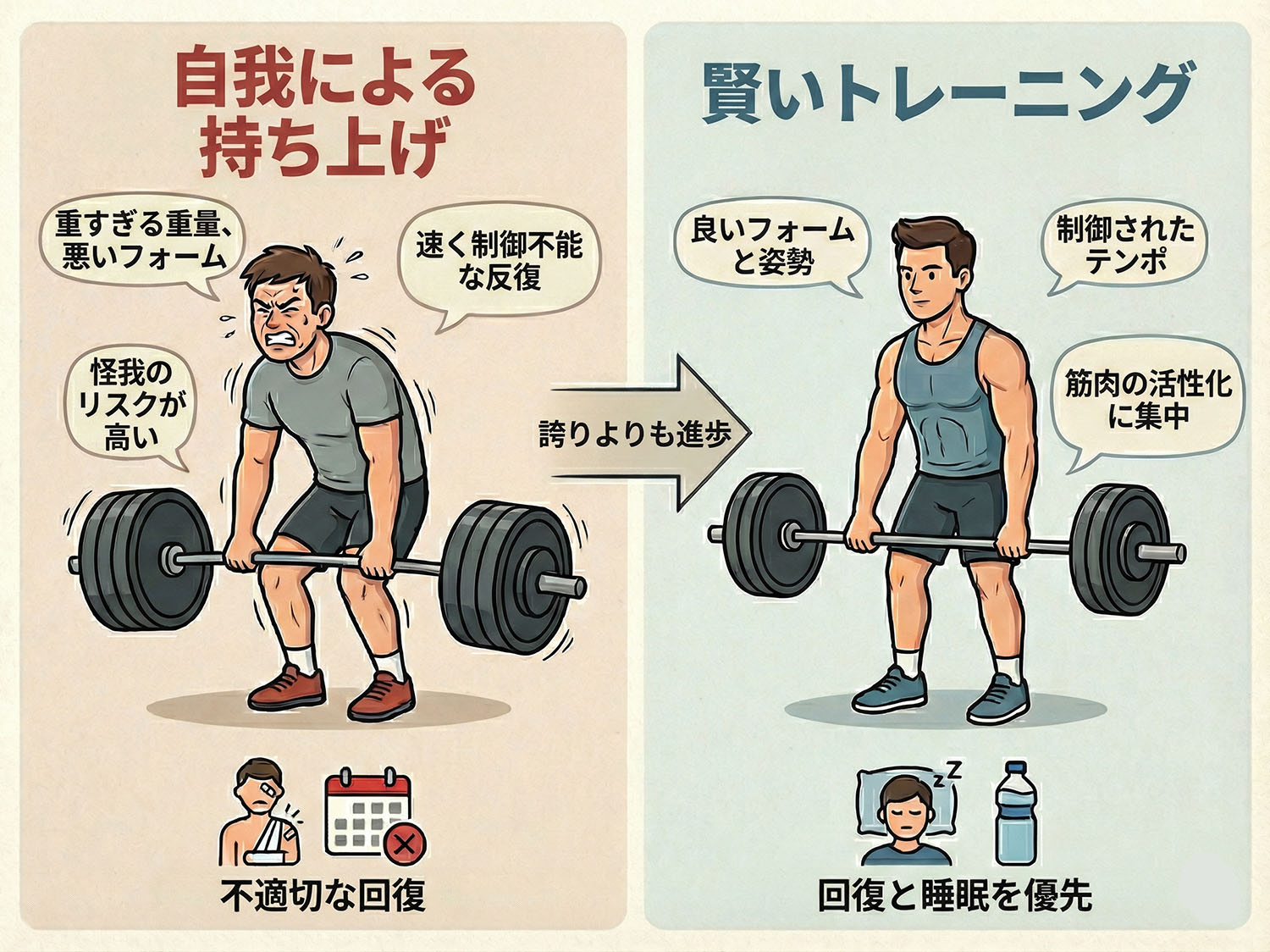 エゴリフティングとコントロールされたスマートリフティングの比較