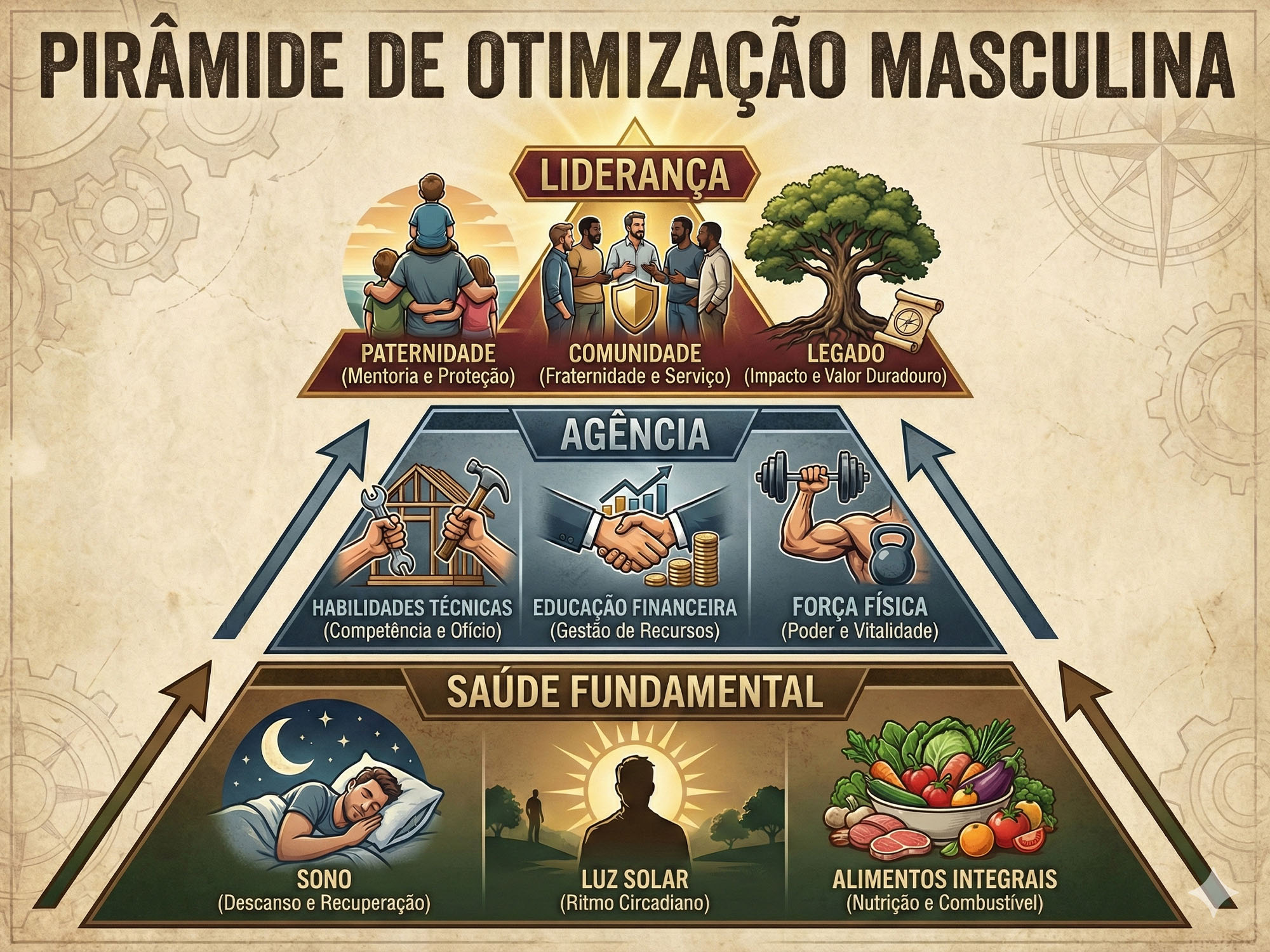 Pirâmide de Otimização Masculina