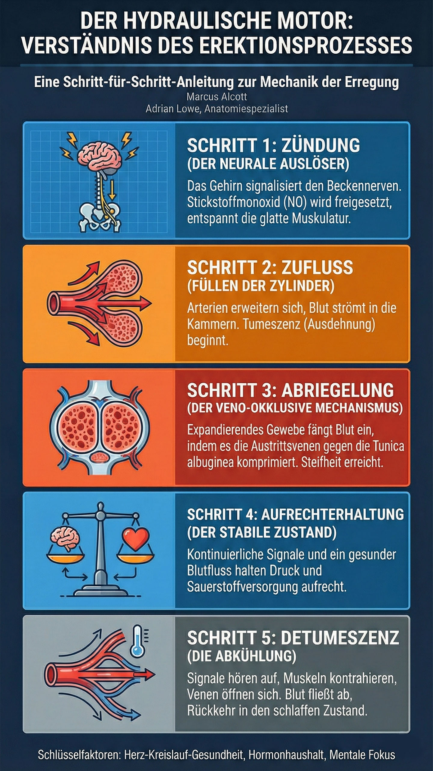 Der Hydraulikmotor: Das Verständnis des Erektionsprozesses.