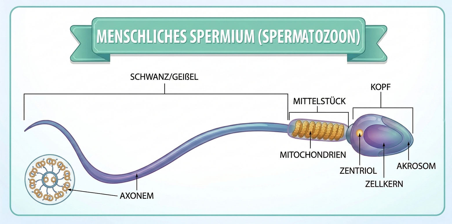 Das menschliche Spermatozoid