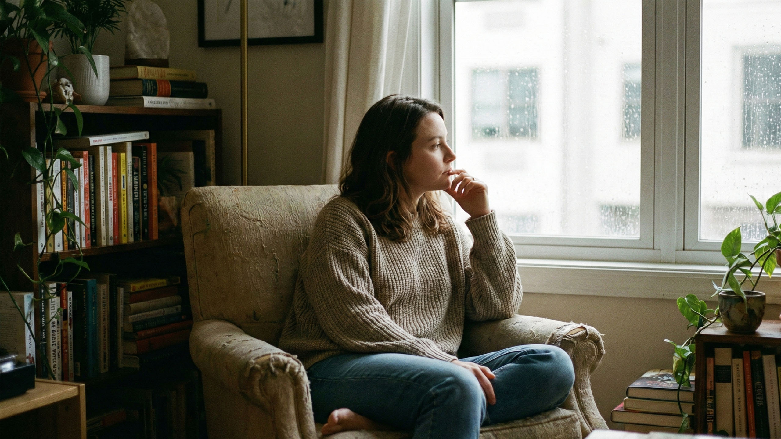 A woman reflecting on love, marriage, and unspoken sexual desires.