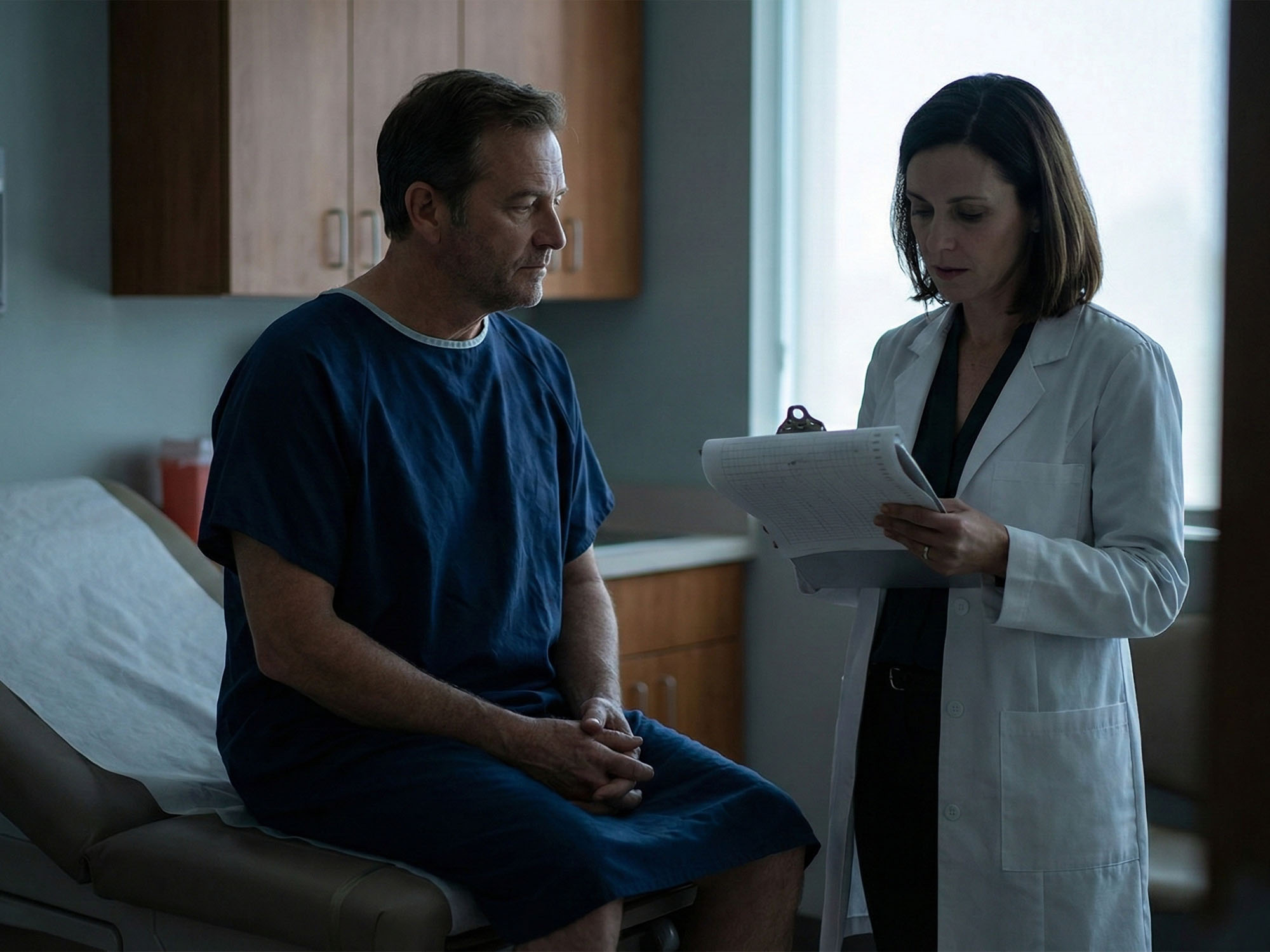 Medical examination by a doctor