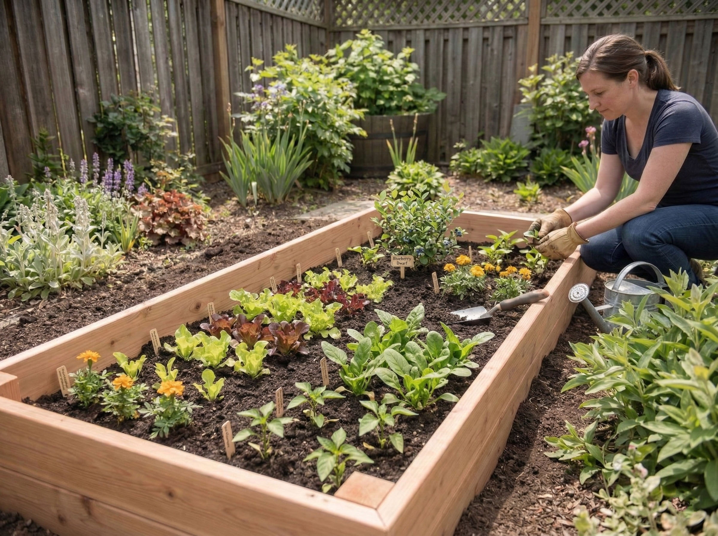 Final step is to enjoy the raised bed.