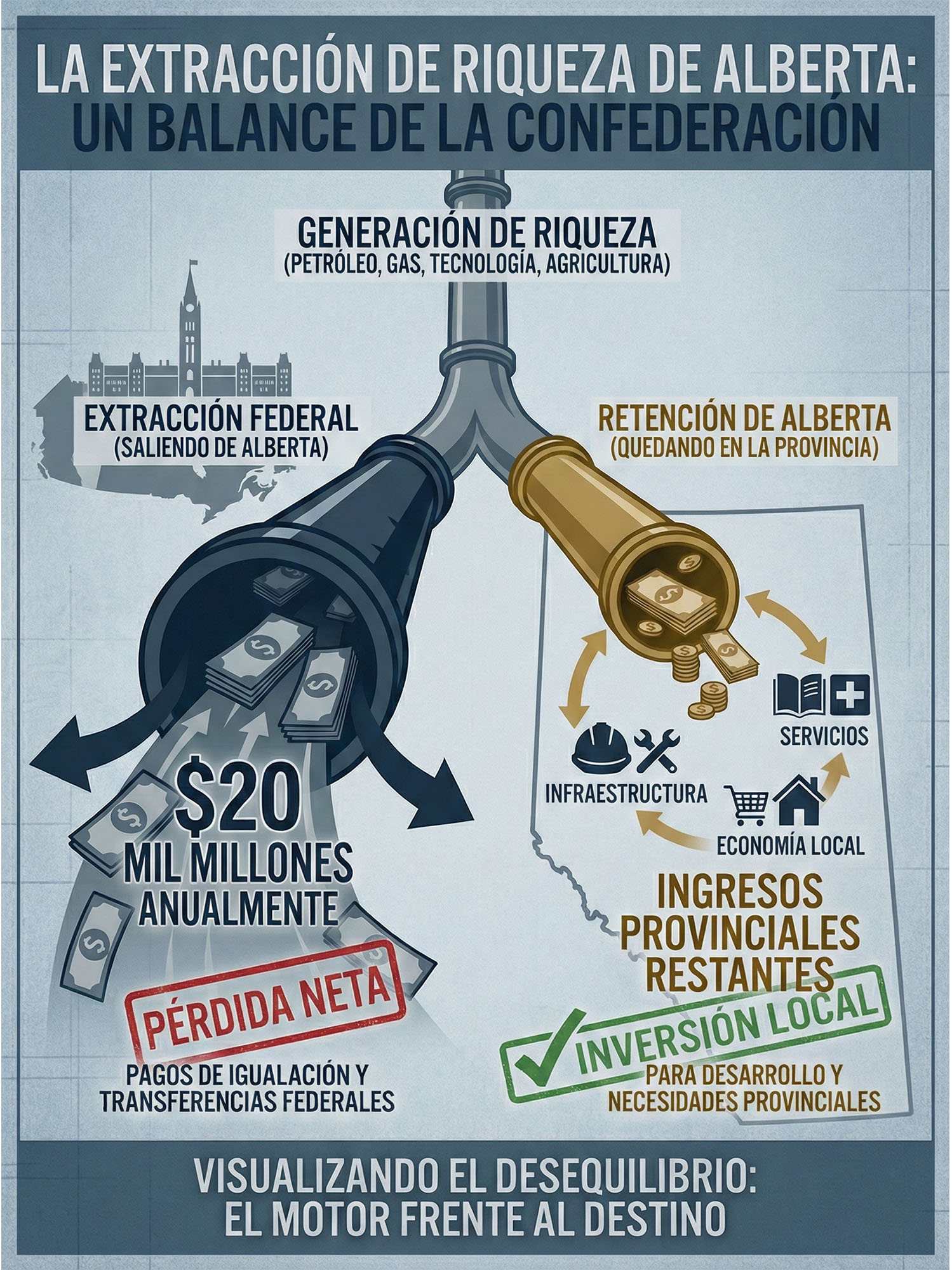 Infografía: La extracción de la riqueza de Alberta