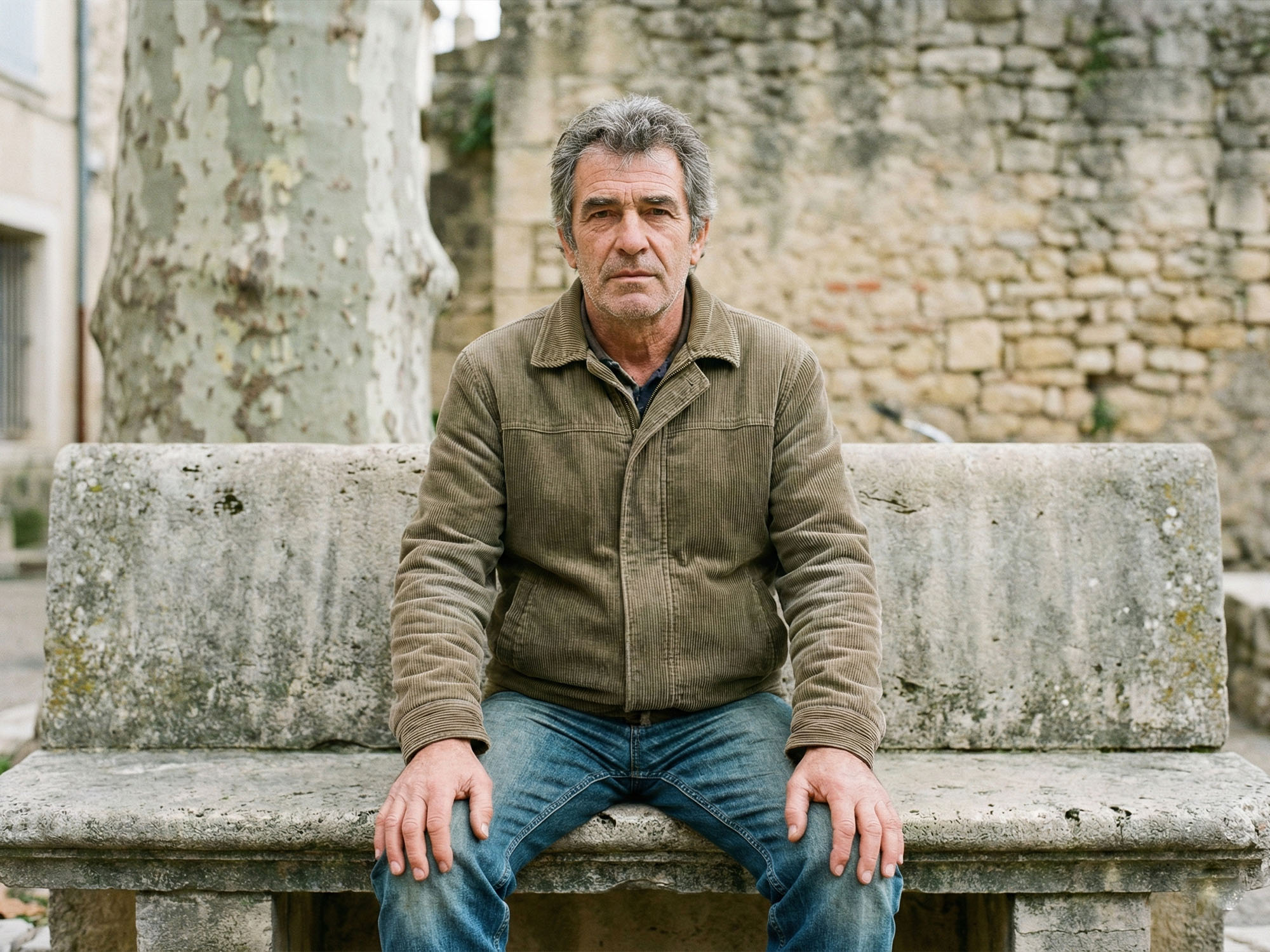 Homme s'ancrant pour retrouver de la clarté mentale