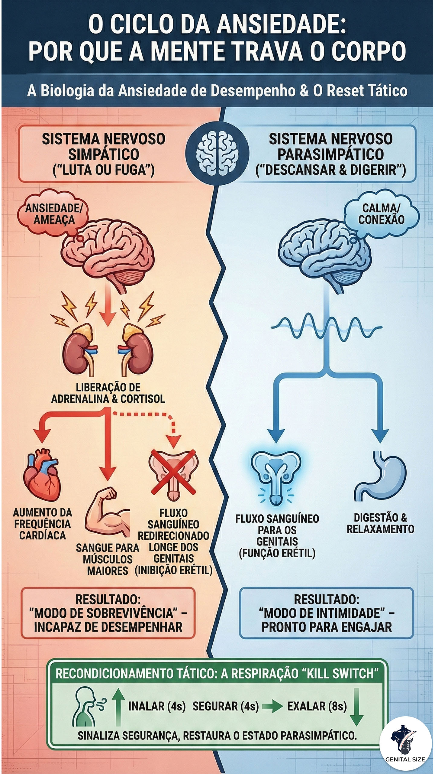 O ciclo da ansiedade, por que a mente trava o corpo.