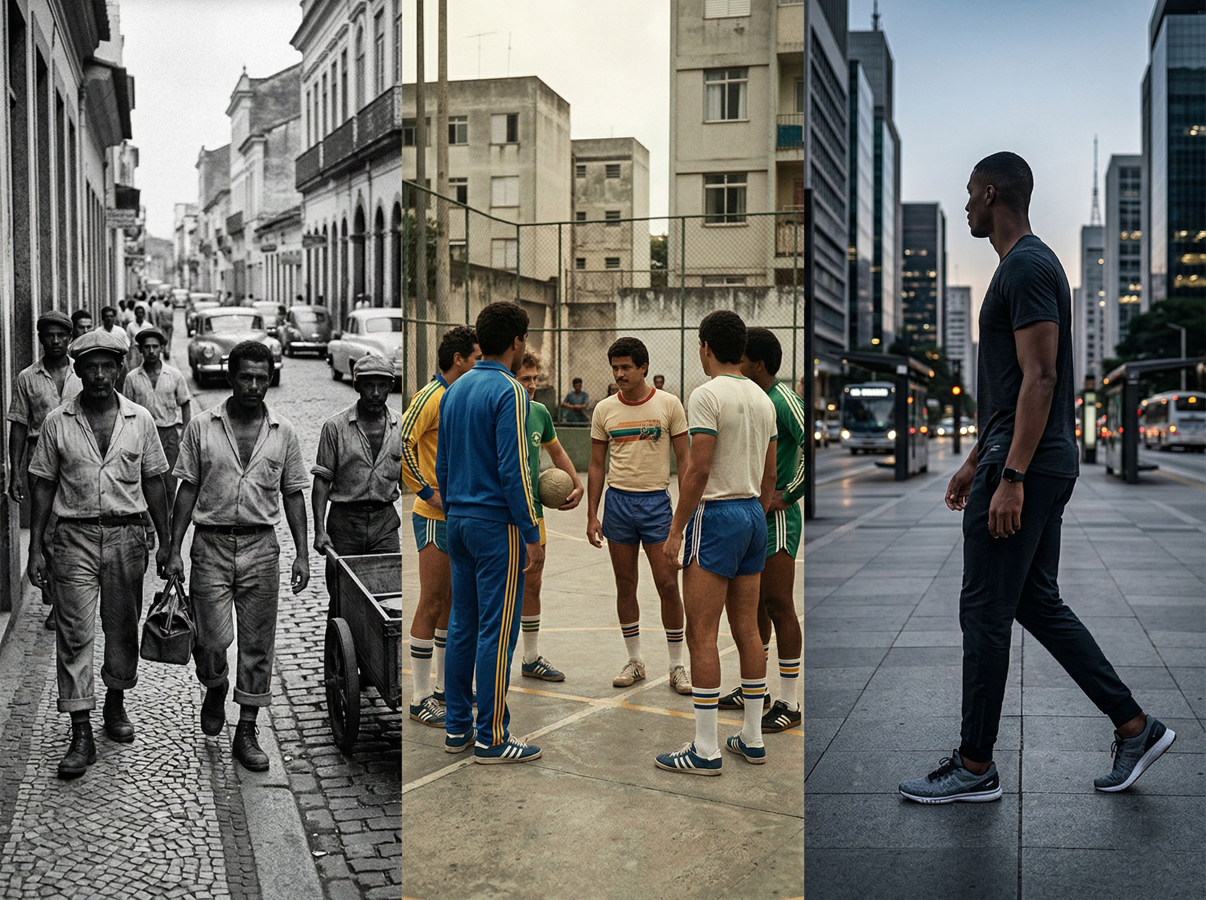 Comparação lado a lado das médias de altura masculina ao longo de gerações em diferentes países mostrando tendências seculares