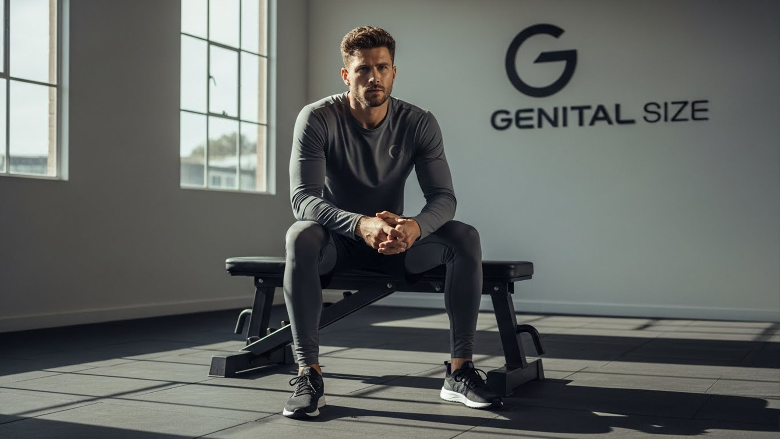 Un hombre de unos 30 años sano y en forma durante un momento de recuperación tras el entrenamiento.