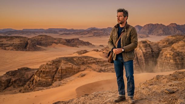 Un homme confiant incarnant force et sens du but