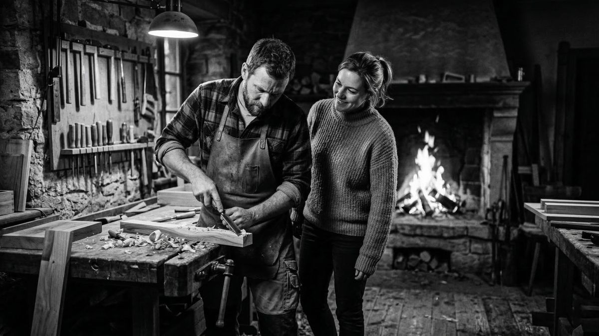 Ein starker, selbstbewusster Mann, der Führung und Hingabe in einer langfristigen Beziehung symbolisiert.