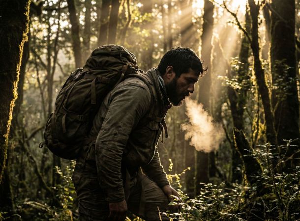 Un hombre fuerte realizando un levantamiento compuesto pesado para mejorar la salud hormonal.