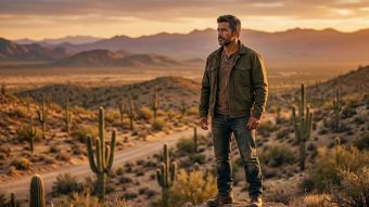 Un hombre seguro que representa fuerza y propósito