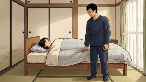 男性のパフォーマンスを象徴する強さと集中力を示す男性。