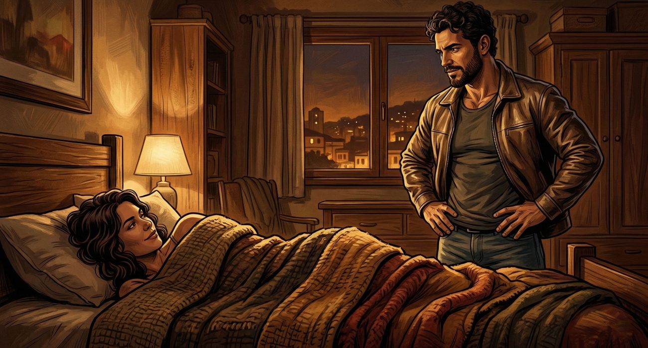 Um homem demonstrando força e foco, representando o desempenho masculino.