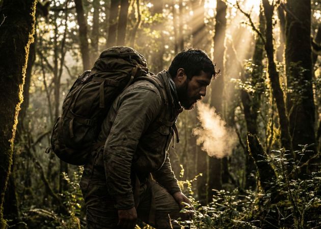 Un hombre fuerte realizando un levantamiento compuesto pesado para mejorar la salud hormonal.