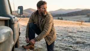 Man practicing disciplined self-care through daily routine and physical readiness