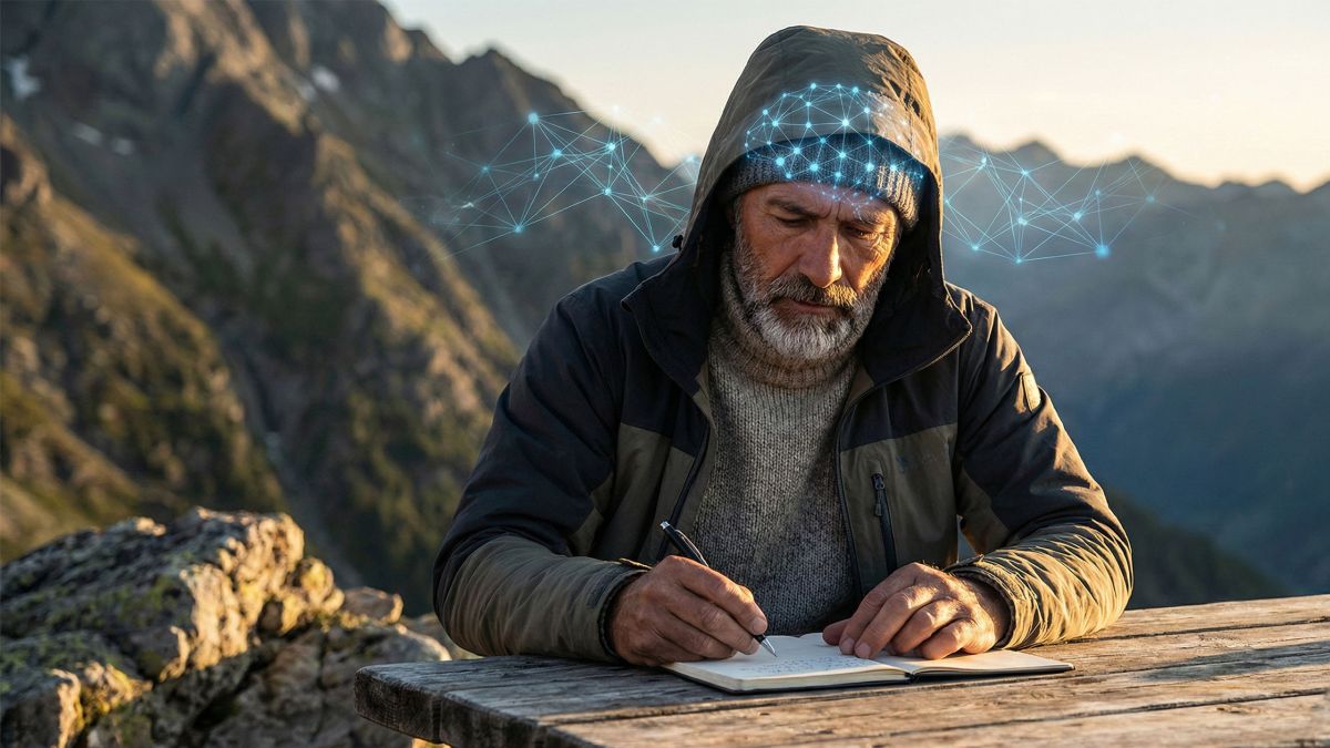 Un homme une concentration mentale intense et une présence de leadership.