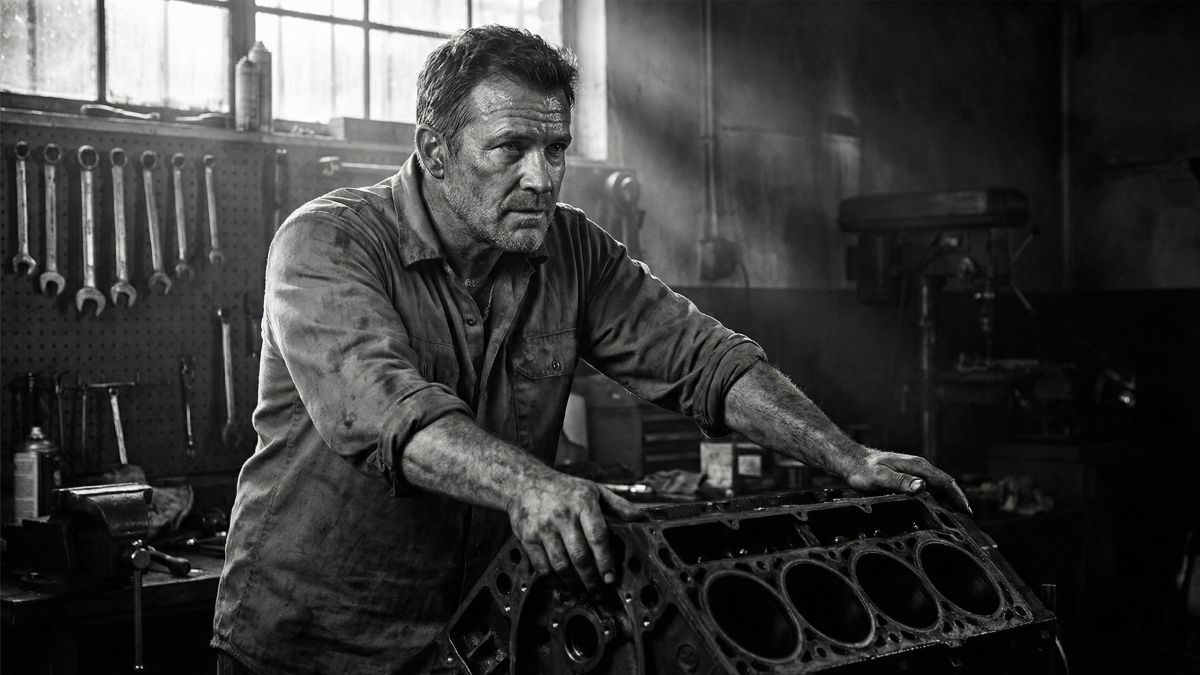 Un homme en forme effectuant un entraînement de force pour améliorer son âge métabolique.