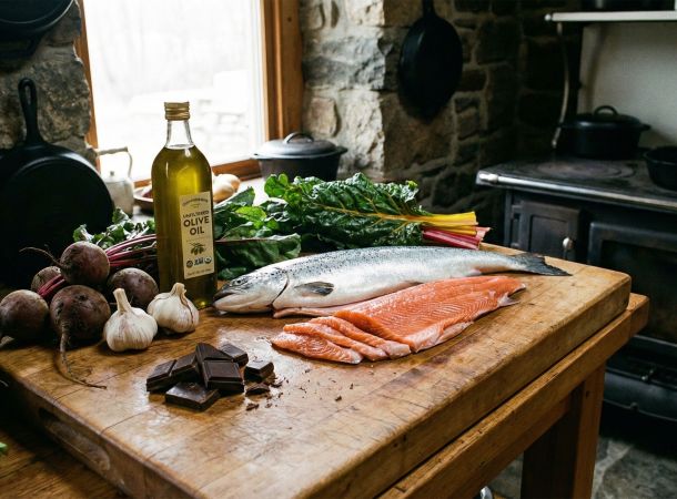 血流と男性の性的パフォーマンスを支える食品