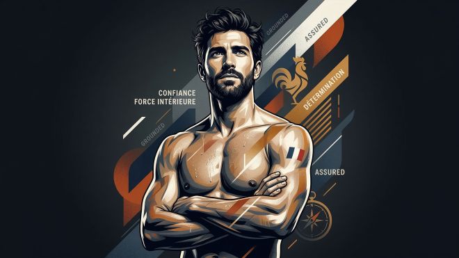 Homme confiant représentant la connaissance de l’anatomie masculine et la santé reproductive des hommes