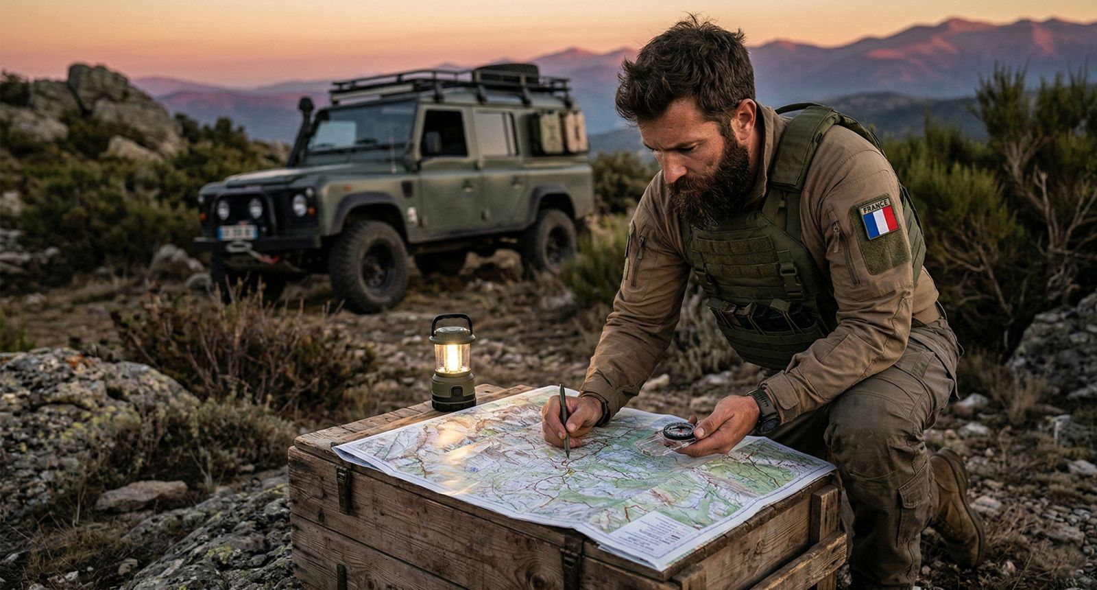 Un homme se préparant à l’autonomie dans un cadre rural « Life Unit ».