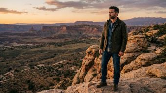 A confident man embodying strength and purpose, representing the traits of attraction.