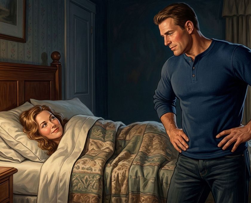 A man demonstrating strength and focus, representing masculine performance.