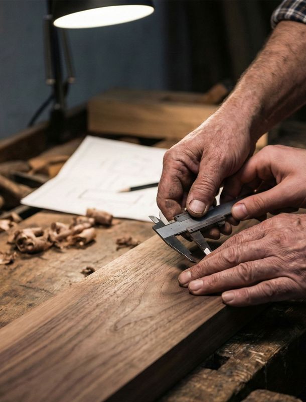 An older mentor guiding a younger man at a workbench, symbolizing the transfer of vocational wisdom.