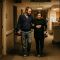 A father to be walking with his wife to the maternity unit, emotional and overwhelmed with love