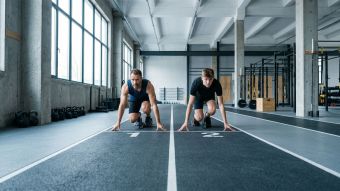 A man making healthy lifestyle choices, symbolizing the epigenetic impact on future generations.