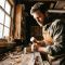 A man working with his hands, representing self-reliance and the modern generalist.