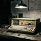 Gritty industrial shot of an IBM 5100 portable computer for time travel debugging.