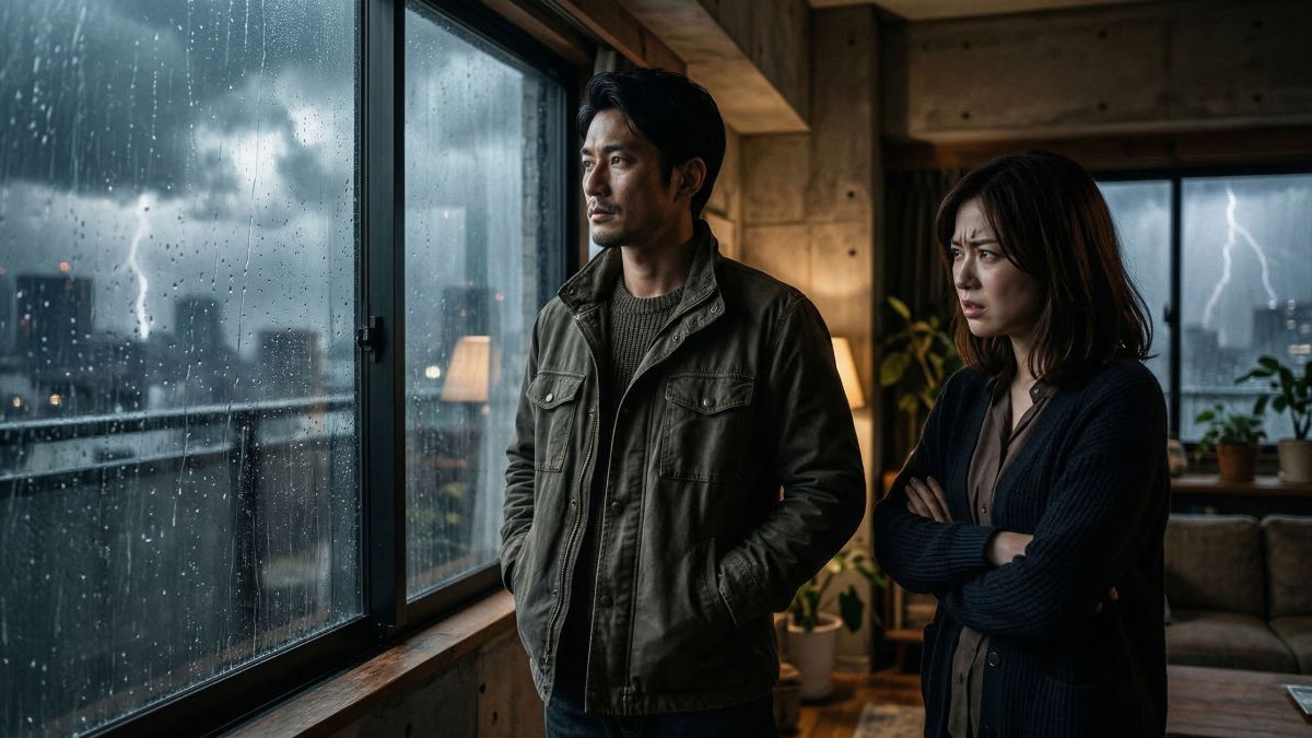 難しい会話中も冷静さを保つストイックな男性。