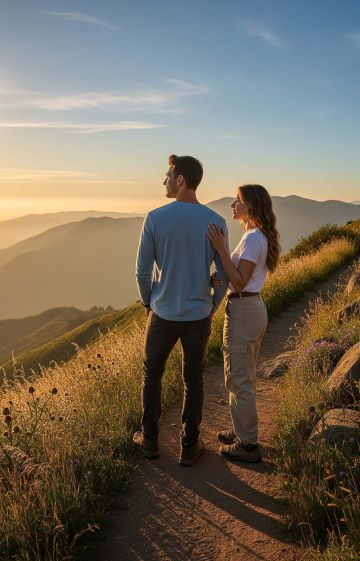 Man reflecting on his personal journey outdoors.