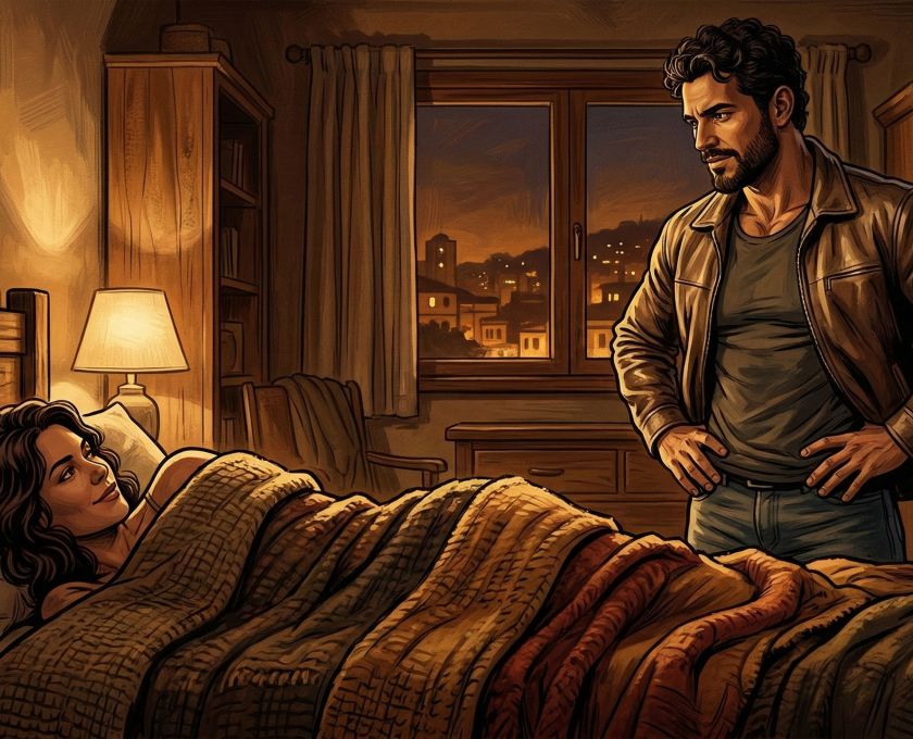 Um homem demonstrando força e foco, representando o desempenho masculino.