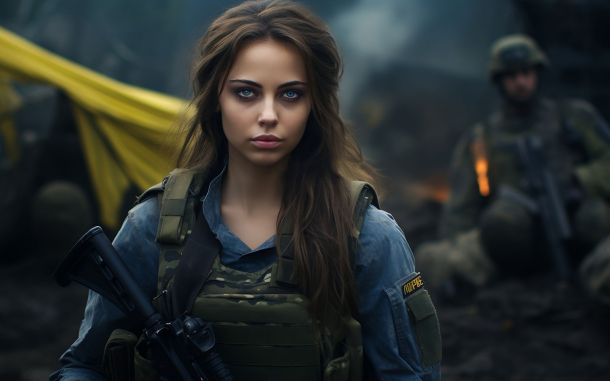 Uniformes Mal Ajustados de las Femeninas en el Ejército Ucraniano