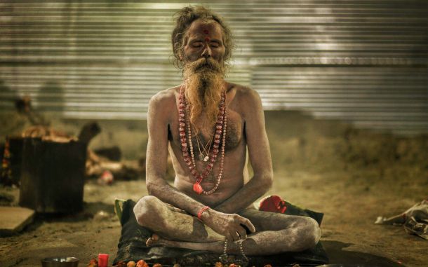 Festival of Rivers Explore the Kumbh Mela Festival in India nude holy man
